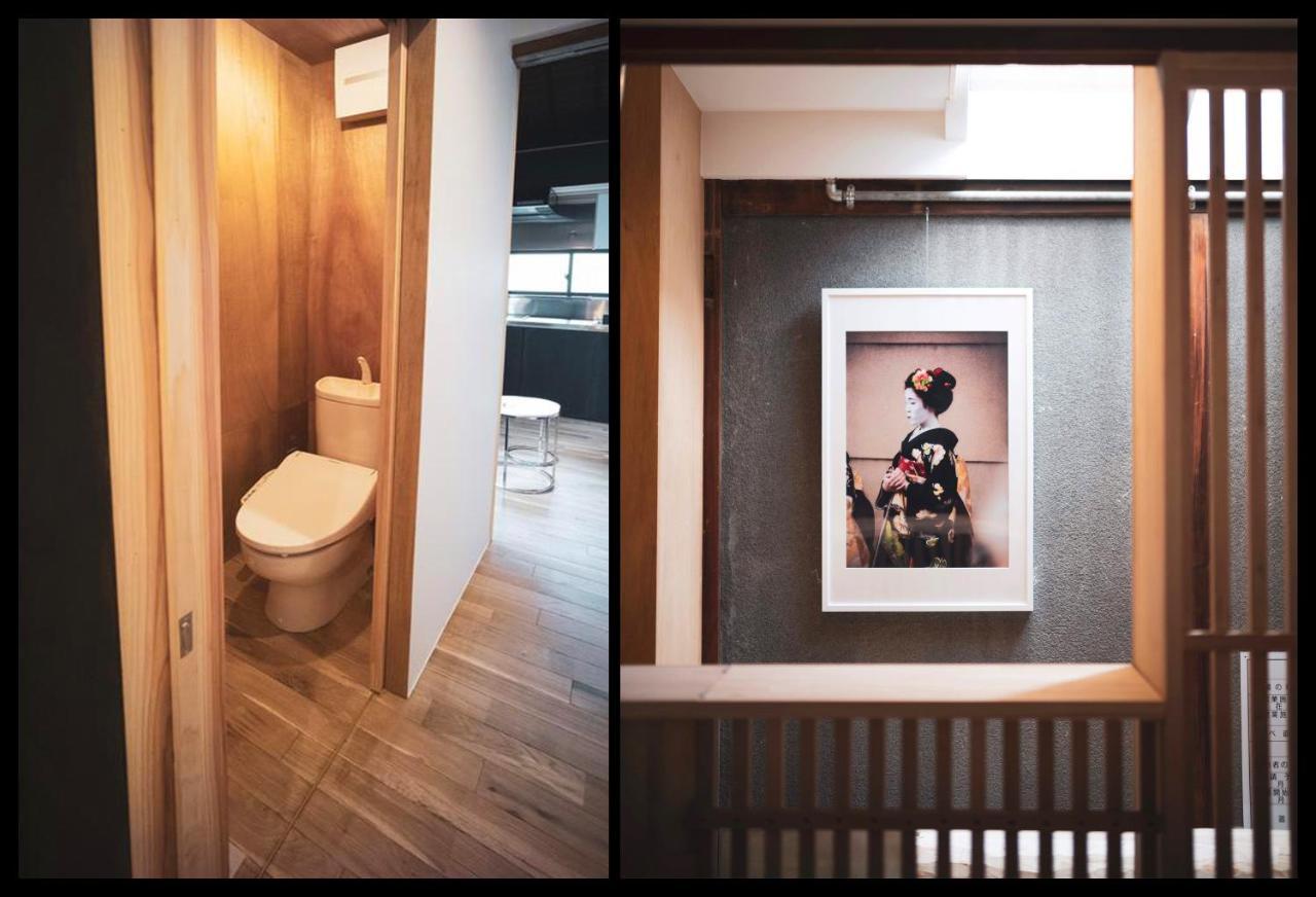Modern Machiya Mibu Villa Kyoto Bagian luar foto
